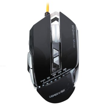 Mишка ZornWee GX10, Оптична(2400dpi), USB, черна | JAR Computers Геймърска мишка ZornWee, GX10, Черен