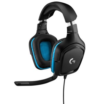 Гейминг слушалки Logitech G432 - 7.1 Surround Нару