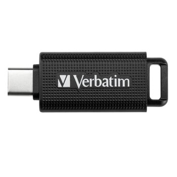 Памет 64GB USB Flash Drive Verbatim Store 'n' Go Retractable, USB-C/USB 3.2 Gen 1, черна | JAR Computers Verbatim Retractable USB-C Drive 64GB