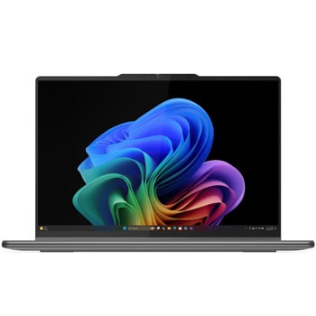 Лаптоп Lenovo Yoga 9 2-in-1 14ILL10 (83LC000WBM)(сив), осемядрен Intel Core Ultra 7 258V 2.2/4.8 GHz, 14" (35.56 cm) 4K WQUXGA OLED Dolby Vision Glare Touch Display, (TB4), 32GB LPDDR5X, 1TB SSD, 2x Thunderbolt 4, Windows 11 Home | JAR Computers Lenovo Yoga 9 2-in-1 14ILL10 83LC000WBM