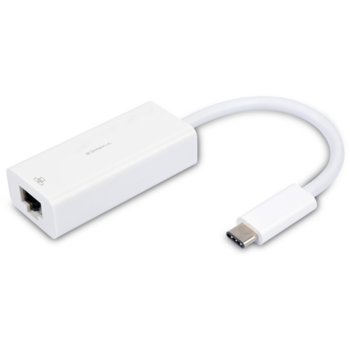Мрежови адаптер Vivanco, USB-C to Ethernet Adapter, бял | JAR Computers Мрежови адаптер Vivanco