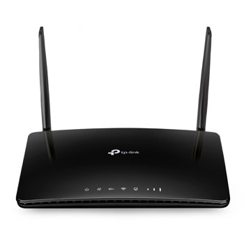 Рутер TP-Link Archer MR500, 4G, 1200Mbps, 2.4GHz(300 Mbps) & 5GHz(867 Mbps), Wireless AC, 3x LAN 10/100/1000Mbps, 1x WAN 10/100/1000Mbps, 1x SIM слот, 2x външни антени | JAR Computers TP-Link Archer MR500