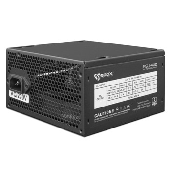 Захранване SBOX PSU-400/R, 400W, Retail Box | JAR Computers SBOX PSU-400/R