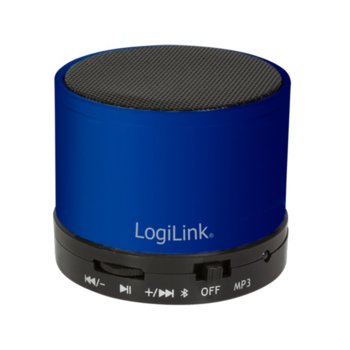Speaker LogiLink SP0051B, Bluetooth, 3W, Blue