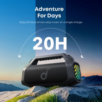 soundcore Boom 2 Pro Black | JAR Computers soundcore Boom 2 Pro Black