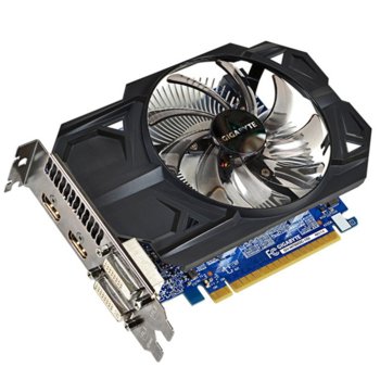 Видео карта GF GTX 750, 1GB Gigabyte N750OC-1GI, PCI-E 3.0, DDR5, 128bit, 2x HDMI, 2x DVI | JAR Computers Gigabyte N750OC-1GI 1GB DDR5