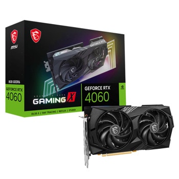 Видео карта Nvidia GF RTX 4060, 8GB, MSI Gaming X, PCI-E 4.0, GDDR6, 128-bit, DisplayPort, HDMI | JAR Computers Видео карта MSI GeForce RTX 4060 GAMING X 8G