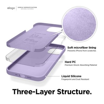 Kалъф Elago за iPhone 12 mini жълт ES12SC54-LV
