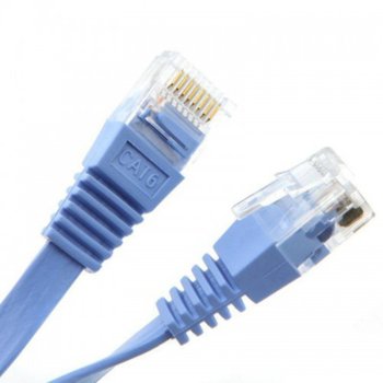 Пач кабел UTP Cat 6 FLAT, 10.0 m | JAR Computers Кабел LAN Cat:6 FLAT 10.0 m - 18133