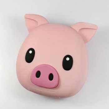 Външна батерия/power bank/ Mojipower Прасе, 5200 mAh, розова | JAR Computers Външна батерия Mojipower 5200 mAh Прасе