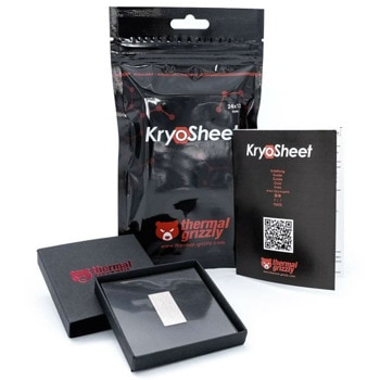 Термолепенка Thermal Grizzly KryoSheet (TG-KS-24-12), 1 брой, 24х12х0.2mm | JAR Computers Thermal Grizzly KryoSheet TG-KS-24-12