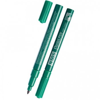 Перманентен маркер Pentel N50S зелен, 1.0 mm, с метално тяло | JAR Computers Маркер Pentel N50S зелен
