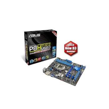 Дънна платка Asus P8H61-M LE/USB3, H61, LGA1155, DDR3, PCI-E, DVI, SB7.1, Lan1000, 2xUSB3.0, uATX | JAR Computers Asus P8H61-M LE/USB3