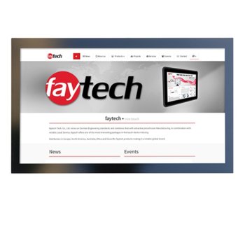 Индустриален монитор FAYTECH FT32TMHDKOB, 31.5"(80.01 cm), Full HD LED, VGA, HDMI, DVI-D, RS232 | JAR Computers FAYTECH 1010500387 FT32TMHDKOB