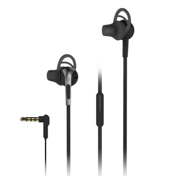 Слушалки Vivanco 38922, микрофон, тип "тапи", AUX, 20 - 20000Hz, 1.2м кабел, черни | JAR Computers Vivanco 38922