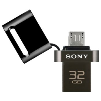 Sony Micro USB + USB 32GB, black