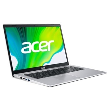 Лаптоп Acer Aspire 3 A317-33 (NX.A6TEX.004), четириядрeн Jasper Lake Intel Pentium N6000 1.1/3.3 GHz, 17.3" (43.94 cm) Full HD IPS Anti-Glare Display, (HDMI), 8GB DDR4, 256GB SSD, 2x USB 3.0, No OS | JAR Computers Acer Aspire 3 A317-33 NX.A6TEX.004