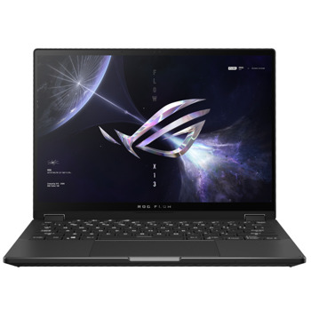 Лаптоп Asus ROG Flow X13 GV302XV-MU008W (90NR0DT1-M00140), осемядрен AMD Ryzen 9 7940HS 4.0/5.2GHz, 13.4" (34.03cm) QHD+ Touch 165Hz дисплей & GF RTX 4060 8GB, (HDMI), 16GB LPDDR5, 1TB SSD NVMe, 1x USB4, 1x USB 3.2 Gen 2 Type-C, Windows 11 Home | JAR Computers Asus ROG Flow X13 GV302XV-MU008W 90NR0DT1-M00140