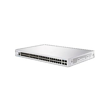Суич Cisco CBS250-48P-4G-EU, 48 порта, 48x 10/100/1000 Mbps (PoE+), 4x SFP | JAR Computers Cisco CBS250-48P-4G-EU