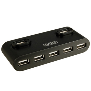 USB HUB 7xUSB2.0, Sweex US008 & power adapter