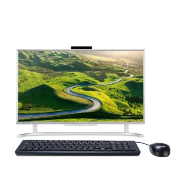 All in One компютър Acer Aspire C24-760 (DQ.B7EEX.001), двуядрен Skylake Intel® Core™ i3-6100U 2.30 GHz, 23.8" (60.45 cm) Full HD LED Display, 8GB DDR4 RAM, 1TB, 2x USB 3.0, клавиатура и мишка, Free Dos | JAR Computers Acer Aspire C24-760 DQ.B7EEX.001