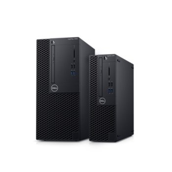 Настолен компютър Dell OptiPlex 3060 SFF (N020O3060SFF), шестядрен Coffee Lake Intel Core i5-8500 3.0/4.1 GHz, 8GB DDR4, 1TB HDD, 4x USB 3.1, клавиатура и мишка, Windwos 10 | JAR Computers Dell OptiPlex 3060 SFF N020O3060SFF