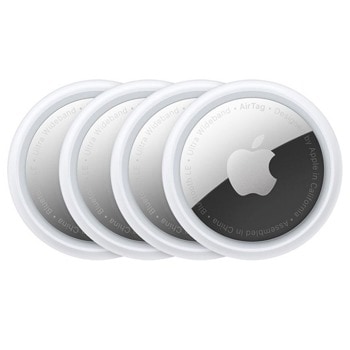 Тракер Apple AirTag, 4 броя, Bluetooth, Ultra Wideband технология, бял | JAR Computers Apple AirTag MX542ZP/A