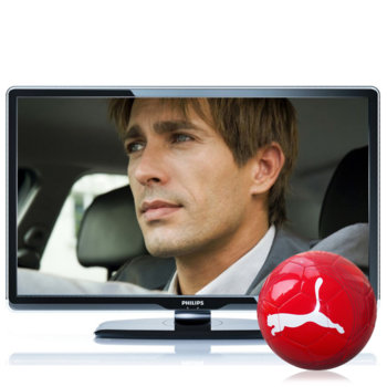 Телевизор 32" (81.28 cm) PHILIPS 32PFL8404H +подарък футболна топка PUMA, FULL HD, Ambilight Spectra, 3ms, 80 000:1, 500cd/m2, 4xHDMI, Incredible Surround™ 2x10W, 2г. | JAR Computers 32" (81.28 cm) PHILIPS 32PFL8404H +подарък футбо…