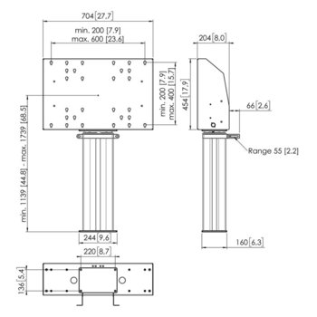 Vogels FME6064