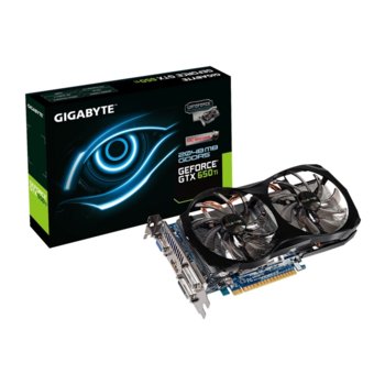 Видео карта GF GTX 650 Ti, 2GB Gigabyte N65TOC-2GI, PCI-E 3.0, DDR5, 128bit, HDMI & 2xDVI | JAR Computers GF GTX 650 Ti