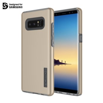 Калъф за Samsung Galaxy Note 8, хибриден, Incipio DualPro SA-895-CHM, удароустойчив, златист | JAR Computers Incipio DualPro SA-895-CHM