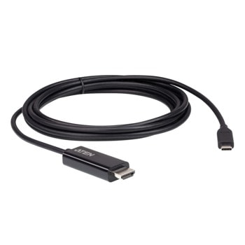 Конвертор Aten UC3238, от USB-C (м) към HDMI (м), 2.7м, черен | JAR Computers ATEN UC3238