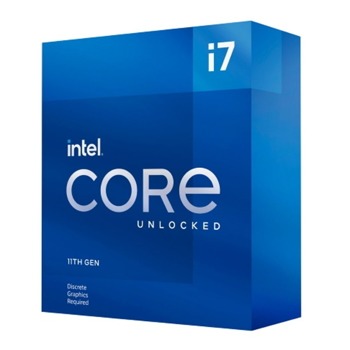 Процесор Intel Core i7-11700KF, осемядрен (3.6/5.0 GHz, 16MB, LGA1200) Box, без охлаждане | JAR Computers Intel BX8070811700KF