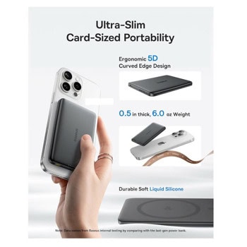 baseus picogo am41 qi2 power bank 10000mah черен