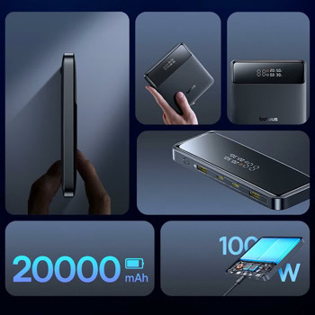 baseus blade h1 power bank 20000mah черен | JAR Computers baseus blade h1 power bank 20000mah черен