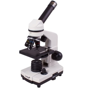 Цифров микроскоп Levenhuk Rainbow D2L 0.3M, Moonstone (Лунен камък), 40-400x оптично увеличение, 0.3Mpix | JAR Computers Levenhuk Rainbow D2L 0.3M Moonstone 72228