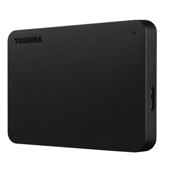 Toshiba Canvio Basics 2TB Black + USB C Adapter