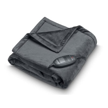 Електрическо одеяло Beurer HD 74, 100W, 6 температурни настройки, защита от прегряване, черно | JAR Computers Beurer HD 74 40010