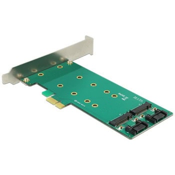 Контролер DeLock 89473, от PCI-E x1 към 2x M.2 key B, за 2230/2242/2260/2280/22110 | JAR Computers DeLock 89473