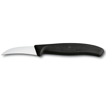 Кухненски нож Victorinox Swiss Classic, за оформяне, извито острие, 6 см, черен | JAR Computers Victorinox Swiss Classic 6.7503