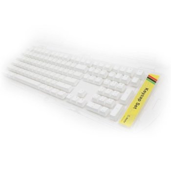 Капачки за механична клавиатура Ducky White
