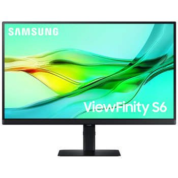 Монитор Samsung ViewFinity S6 LS-27D600UA (2024), 27" (68.58cm) IPS панел, 100Hz, QHD, 5ms, HDR10, 350cd/m2, DisplayPort, HDMI, USB Hub, USB Type-C, LAN | JAR Computers Samsung ViewFinity S6 S60UD LS27D600UAUXEN