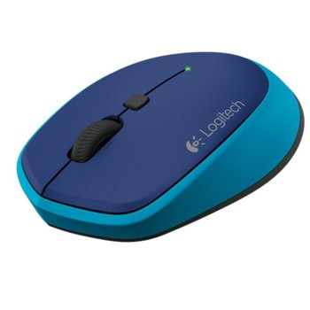 Мишка Logitech M335, оптична (1000 dpi), безжична, USB, синя | JAR Computers Logitech M335 Wireless Mouse - Blue