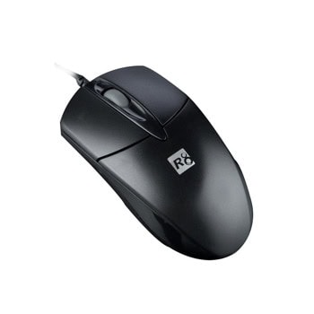 Мишка R8 1606, оптична (1200 dpi), USB, черна | JAR Computers Мишка R8 1606 USB