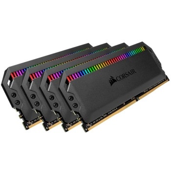 Памет 64GB DDR4 3466MT/s, Corsair Dominator Platinum RGB (CMT64GX4M4C3466C16), 1.35V | JAR Computers Corsair Dominator Platinum RGB 64GB