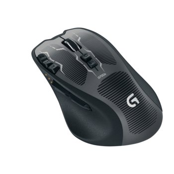 Мишка Logitech G700s, лазерна (8200 dpi), безжична, USB, черна, 13 програмируеми бутонa | JAR Computers Logitech G700s 910-003424