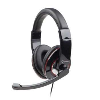 Слушалки Gembird MHS-U-001, микрофон, черни, USB | JAR Computers Gembird MHS-U-001