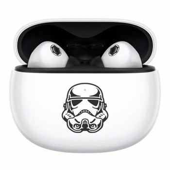Слушалки Xiaomi Buds 3 Star Wars Edition, Bluetooth, микрофон, до 7 часа време на работа, ANC шумопотискане, бели | JAR Computers Xiaomi Buds 3 Star Wars Edition