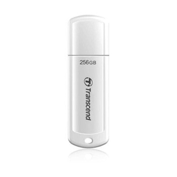 Памет 256GB USB Flash Drive, Transcend JetFlash 730, USB 3.1 Gen 1, бяла | JAR Computers Transcend 256GB JetFlash 730 White TS256GJF730