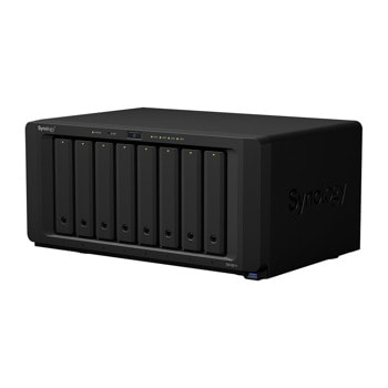 Мрежови диск (NAS) Synology DS1821+, четириядрен AMD Ryzen V1500B 2.2 GHz, без твърд диск (8x SATA 6Gb/s), 4GB DDR4, 4x 10/100/1000, 4x USB 3.2 Gen 1 | JAR Computers Synology DS1821+
